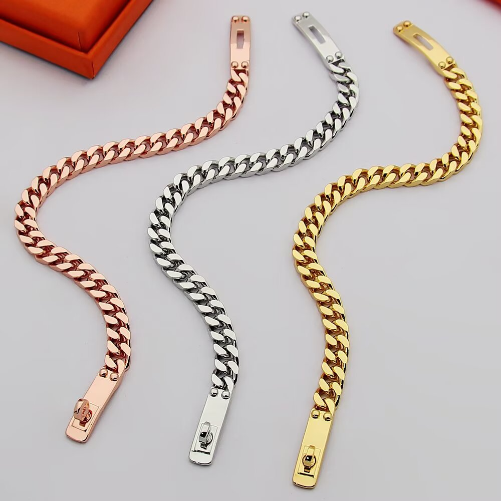 HEM114 Bracelets for women Bangles men charm bracelet Couple Jewelry