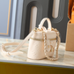 LEM507  New arrive fashion black cream-white light blue and khaki  bag for woman beautiful gift to choose gift size to choose 19.0 x 11.5 x 6.5CM