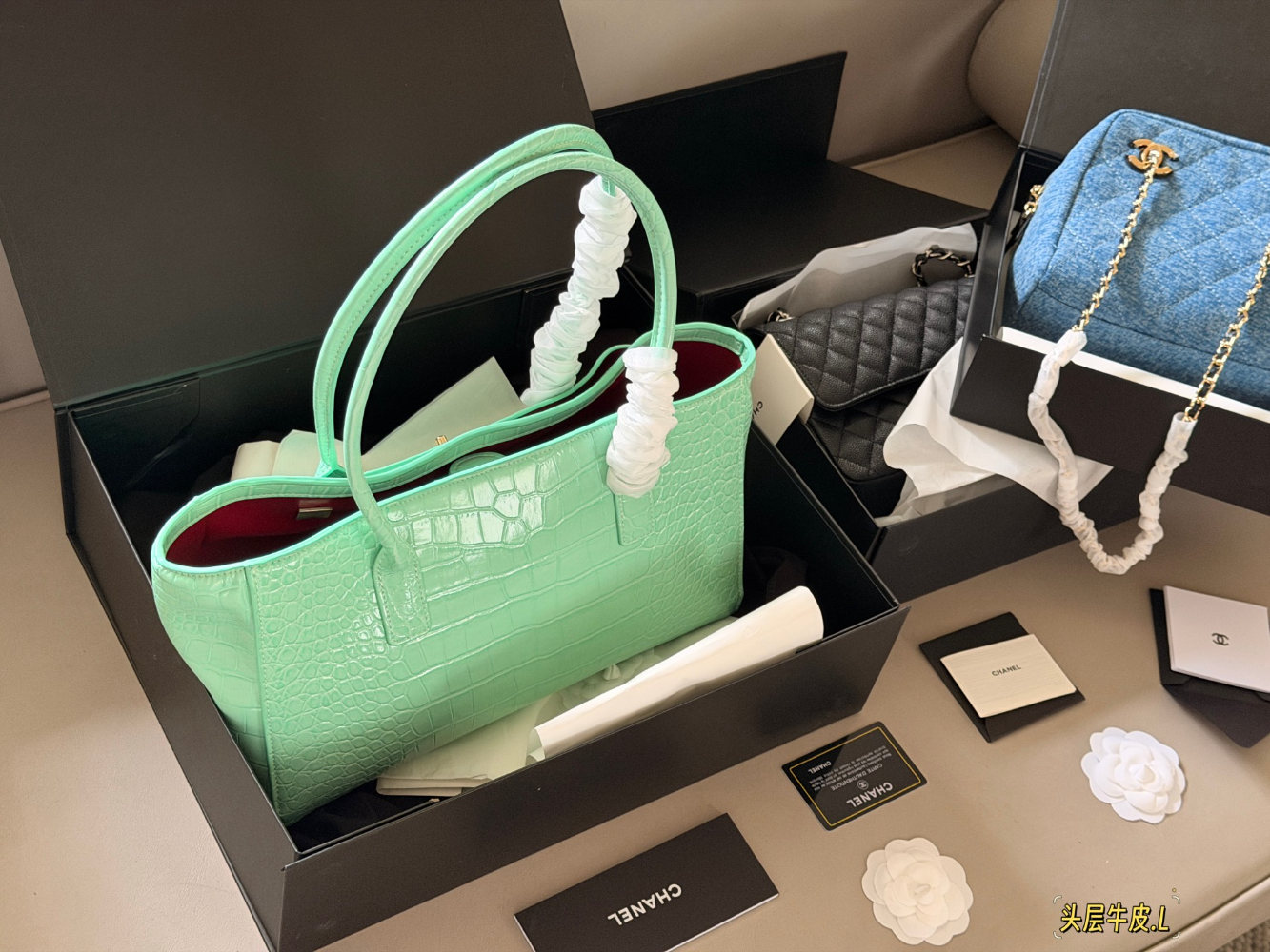 CEM290 New arrive fashion green bag for woman hands bag beautiful gift to choose gift 35*22cm