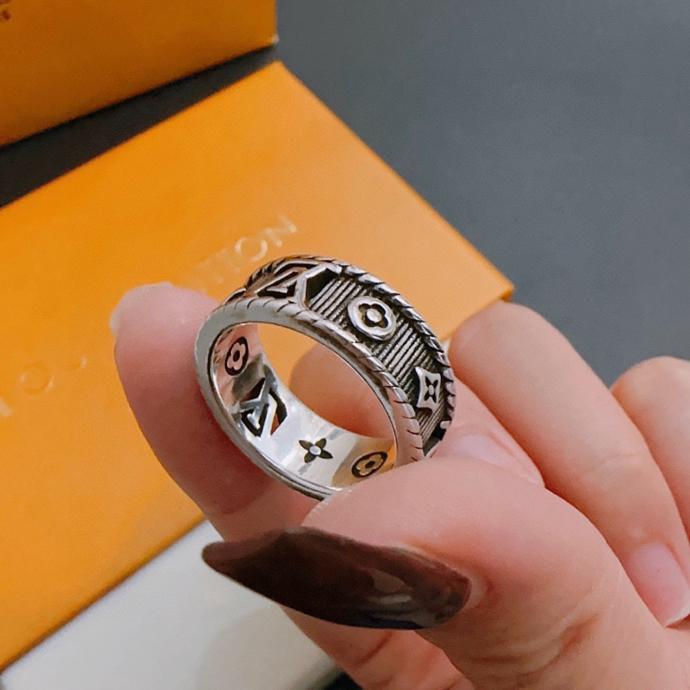 LEM572 New Classic Ring Brand Designer Titanium Steel Ring Gold Ring Women Mens Ring Love Promise Jewelry