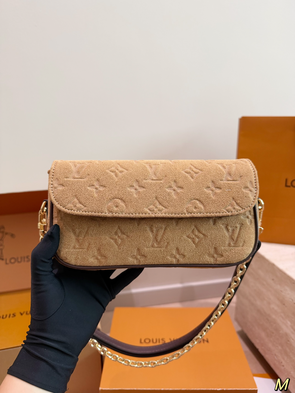 LEM597 New arrive fashion light brown color bag for woman beautiful gift to choose size 22*13cm