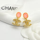 CEM231 New Arrive Fashion  Hot Sale  with Pearl Pink Earring  for Woman Jewelry To Choose Gift Not with Box