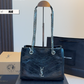 SEM16 New arrive fashion black white color bag for woman beautiful gift to choose gift size to choose 25*11*18cm