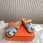 HEM101 Designer women Slippers sandals shoes for women mix color shoes high quality size 35 to 42