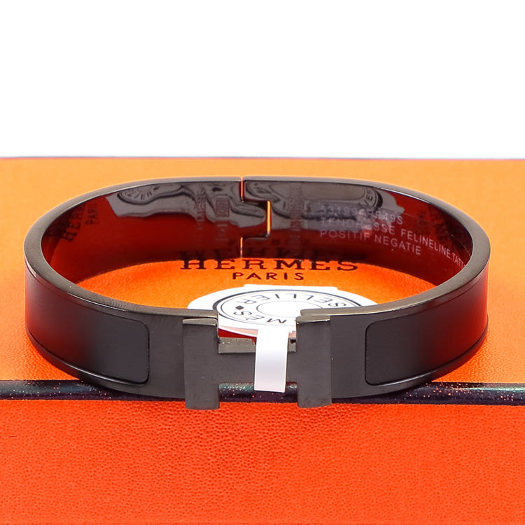 HEM79 New Arrived Fashion Stainless Steel Wholesale 18K Black Color Bracelet for Woman Gift