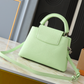 LEM513 New arrive fashion black white green deep-blue yellow bag for woman hands bag beautiful gift to choose gift 2 size