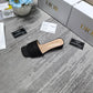 DEM308 New arrive fashion black and white  many color shose for woman beautiful Slippers gift to choose