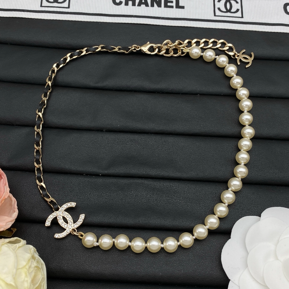 CEM494 New Arrive Fashion Hot Sale with Big Diamond Pearl Necklace for Woman Jewelry To Choose Gift