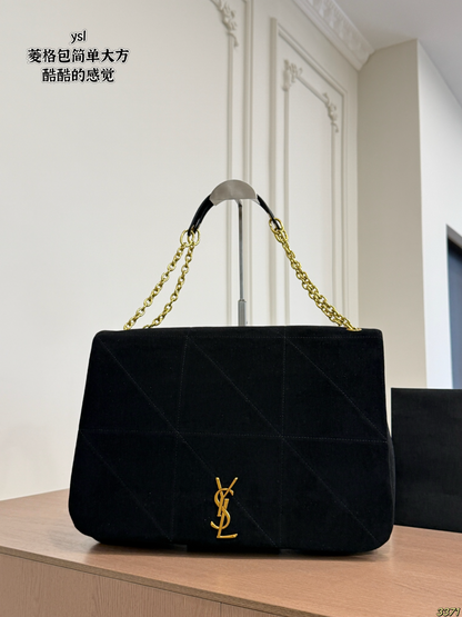 YLEM24 New arrive fashion  red black khaki coffee bag for woman hands bag beautiful gift to choose gift 38*28cm