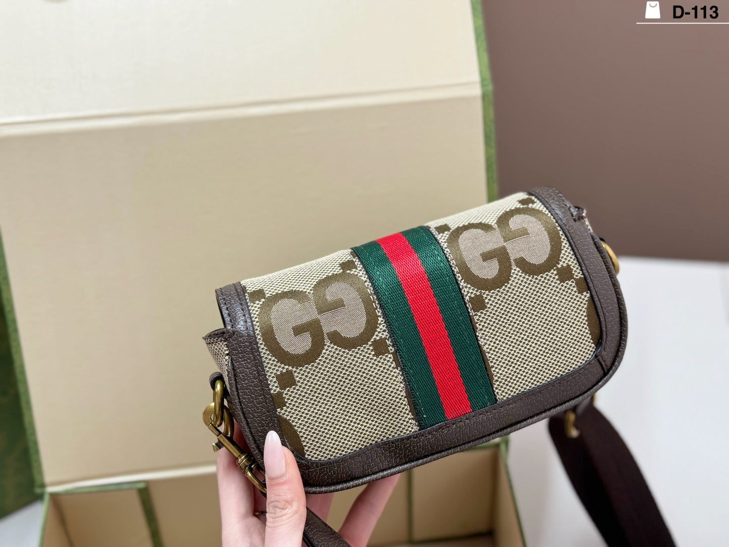 GEM148 New arrive fashion  brown color cute bag for woman man handbag Canvas tote bag size 20x14 cm