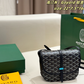 GOEM05 New trendy classic full-print crossbody bag with vintage saddle design - an elegant commuter bag that is versatile and suitable for all occasions for women 22*7.5*16cm