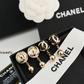 CEM473 New arrive fashion gold color white earring  for woman jewelry beautiful jewelry no with box