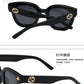 GEM130  sunglasses for woman designer sunglasses man sun glasses designer glasses Fashion Frameless Rectangle Sunglass with box