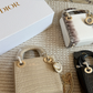 DEM323 New arrive fashion black beige white color  bag for woman beautiful gift to choose gift size to choose