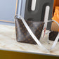 LEM335 Hot sale fashion black bag for woman men  beautiful gift  big size16.0 x 18.0 x 12.0cm