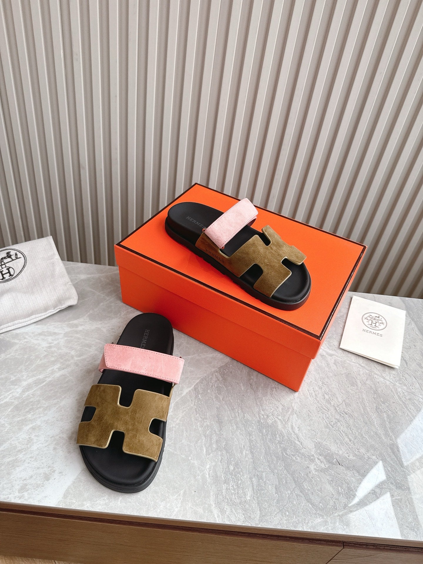 HEM101 Designer women Slippers sandals shoes for women mix color shoes high quality size 35 to 42