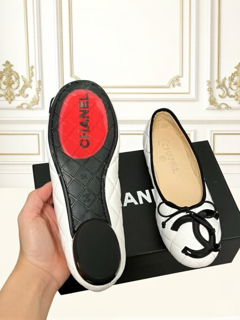CEM363 Designer women's shoes women's flat shoes black white khaki colors high quality sizes 34 to 42