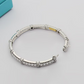 TEM42 New arrive fashion  silver  bracelets for woman beautiful jewelry to choose gift