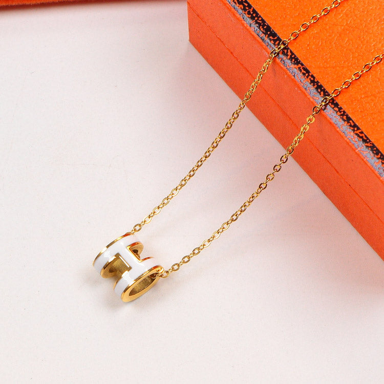 HEM77 Hot sale new arrive fashion 3D Necklace for woman jewelry gift to  about 45cm long