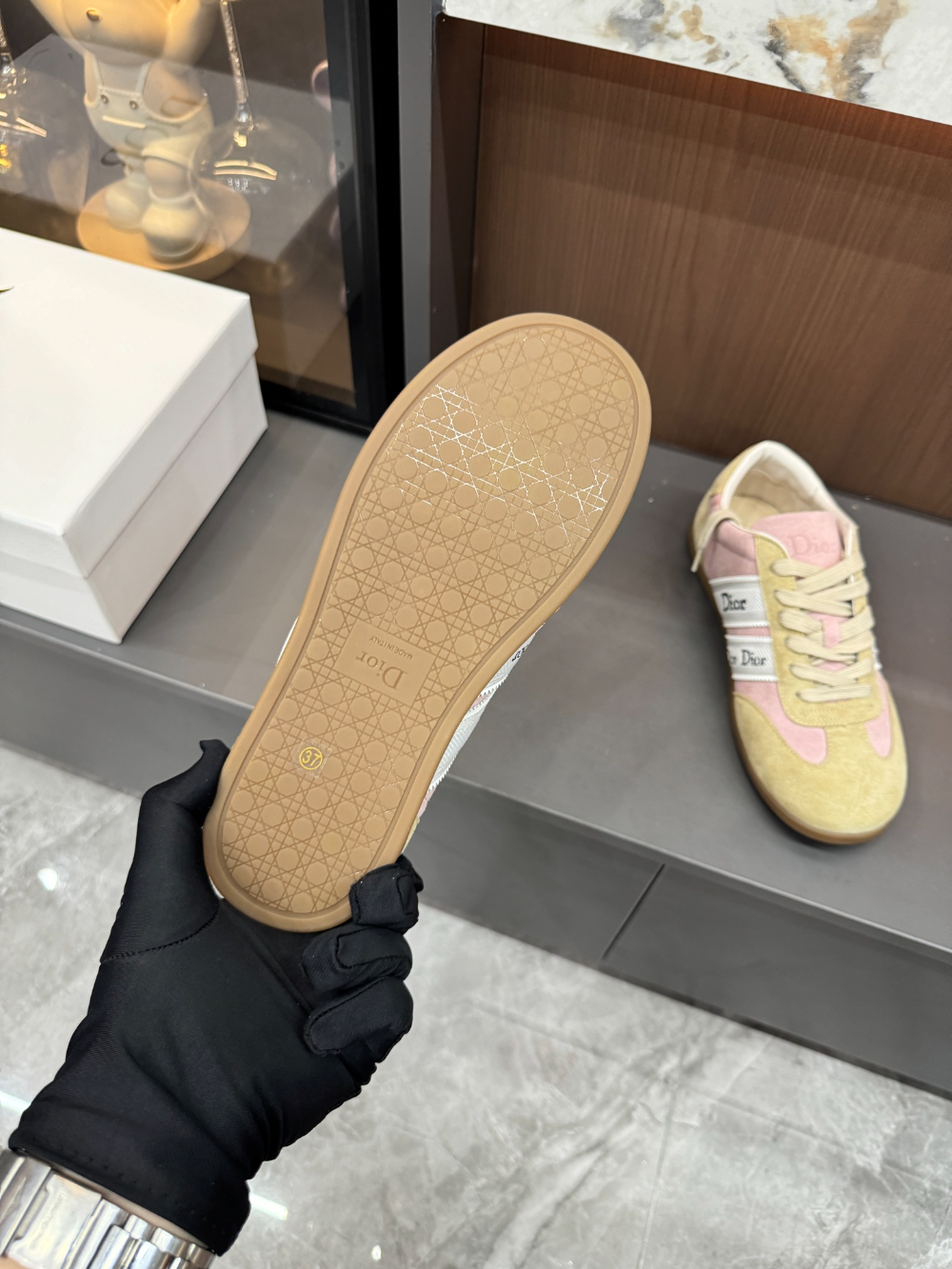DEM326 Womens  men  Shoes Fashion Female Luxury Designer yellow Ladies shoes size 35-45