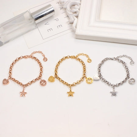 GEM121  New Arrive Titanium Steel  Classic Bracelet for Women Couples Anel Wedding Bands Bague Femme Not with Box