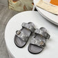 LEM378 Designer Shoes women Sandals for women pink grey color shoes high quality size 35 to 42