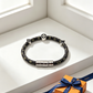 LEM584 Designer bracelet - available in three colors of gold silver and rose gold A fashionable piece of jewelry with personalized touch as a gift
