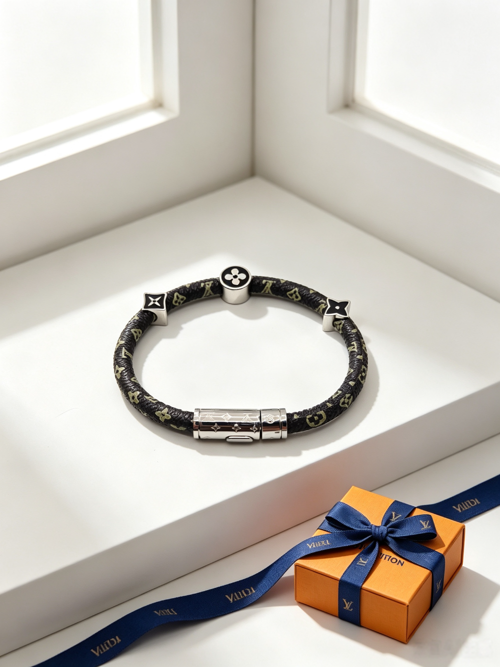 LEM584 Designer bracelet - available in three colors of gold silver and rose gold A fashionable piece of jewelry with personalized touch as a gift