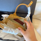 CEM480 New arrive fashion dark coffee black khaki bag for woman hands bag beautiful gift to choose gift 20cm