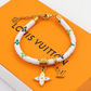 LEM475 New trendy four-leaf collar chain bracelet personalized luxury high-end accessory available as a gift option