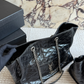SEM14 New arrive fashion black  bag for woman hands bag beautiful gift to choose gift 2 size