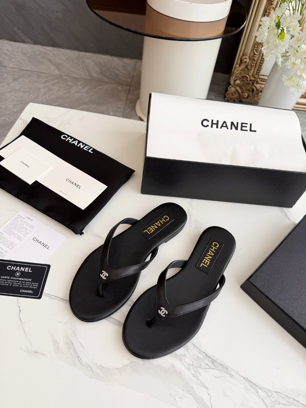 CEM338 New arrive fashion black white shose for woman beautiful Slippers gift to choose