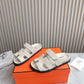 HEM103  Designer Women Slippers Sandals Shoes for Women White Color Shoes Regular Customer Wholesale Price