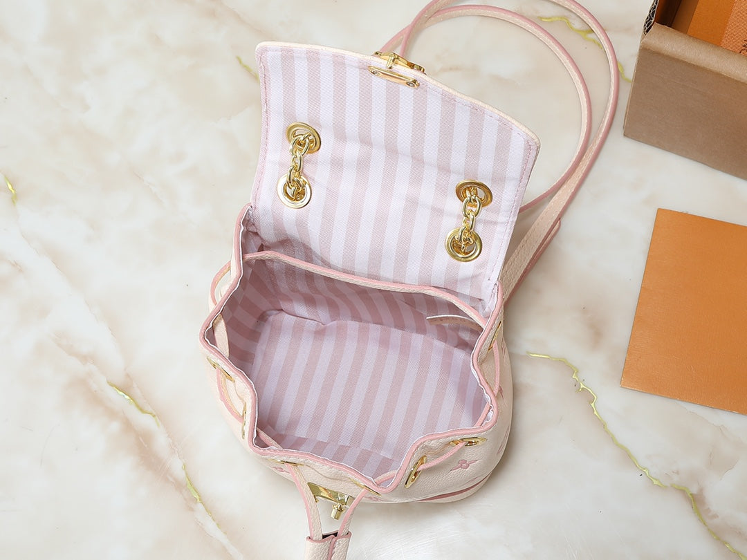 LEM279 Palm Springs women Mini Backpack Luxury backpack designers leather bookbag travel backpacks women bag purses designer woman handbag Luxurys handbags Bugbags 19 x 15 x 10CM