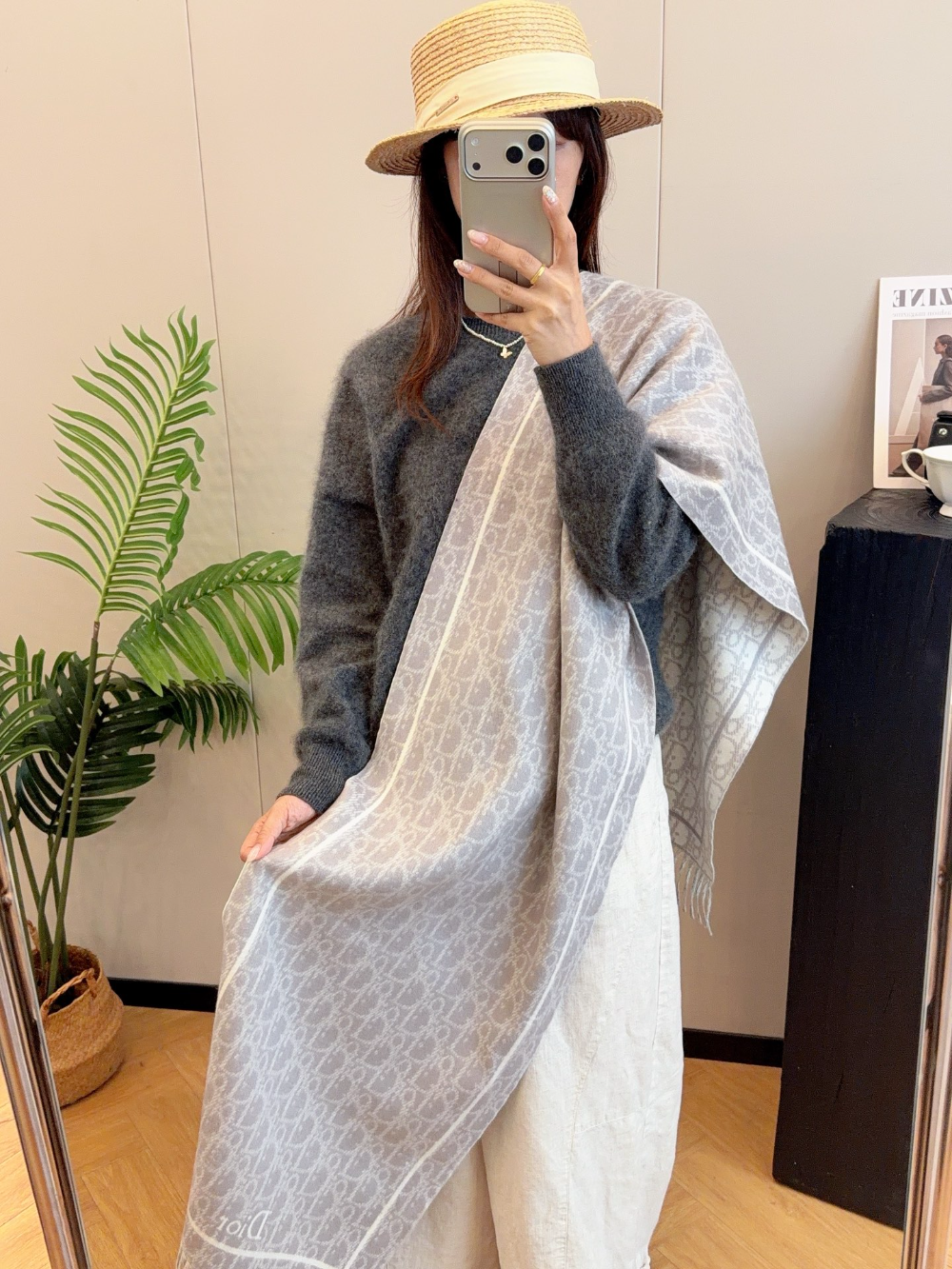 DEM331 new arrive  Hot sale black grey color fashion beautiful  scarf  for woman gift  to choose size 180*45cm