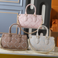 LEM488 New arrive fashion white brown pink bag for woman hands bag beautiful gift to choose gift 25 x 13 x 10cm
