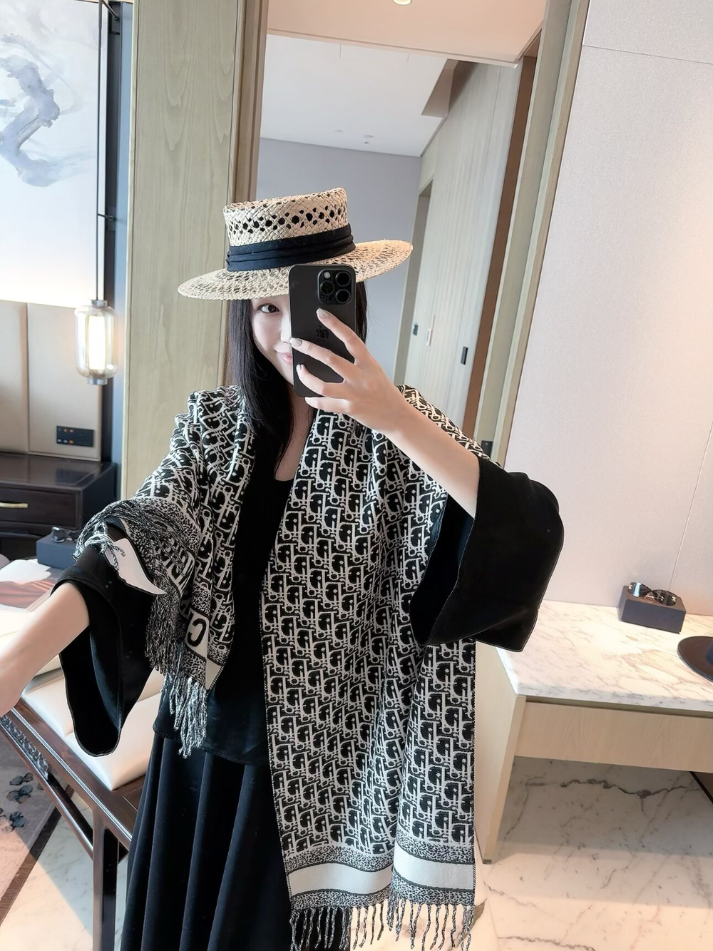DEM381 new arrive  Hot sale black brown color fashion beautiful  scarf  for woman gift  to choose