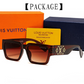 LEM448 Designer sunglasses luxury Spicy girl style sunglasses for women Sexy trend men gift glasses Beach shading UV protection polarized glasses with box