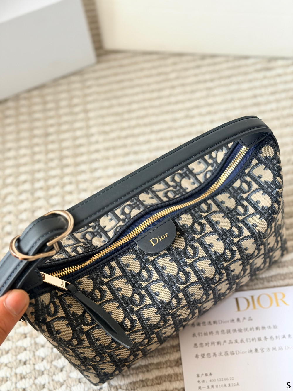 DEM354 New arrive fashion black blue color bag for woman beautiful gift to choose size 22* 15cm