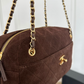 CEM491 New arrive fashion brown khaki bag for woman hands bag beautiful gift to choose gift  25*7*15cm