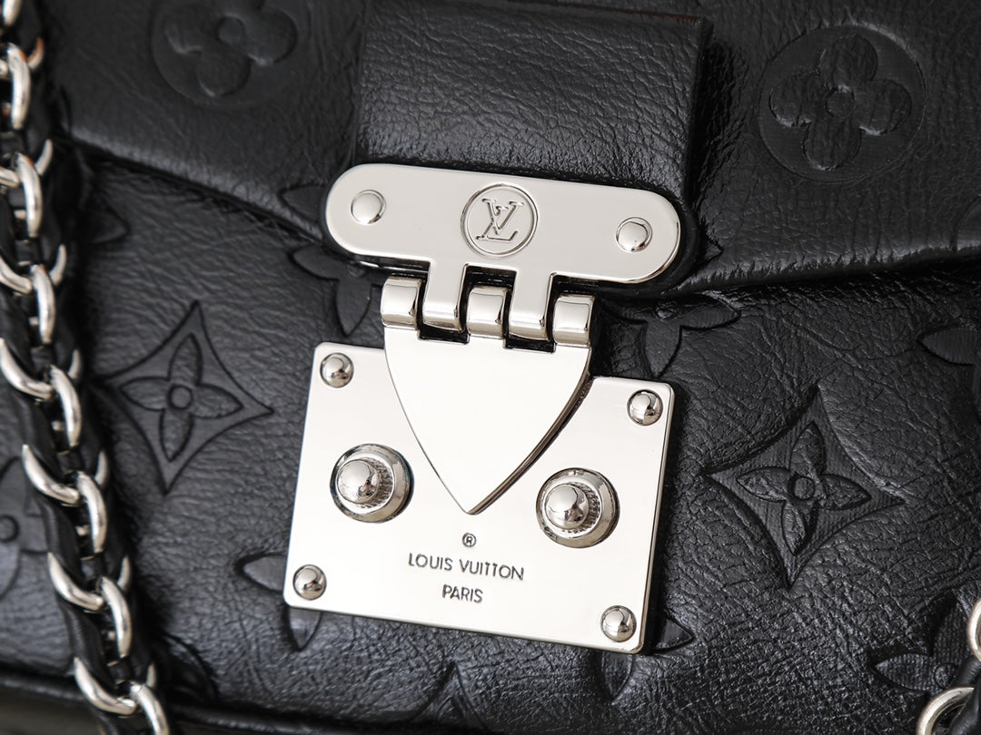 LEM337  Hot sale fashion black bag for woman hand bag beautiful gift  27 x 16 x 8cm size