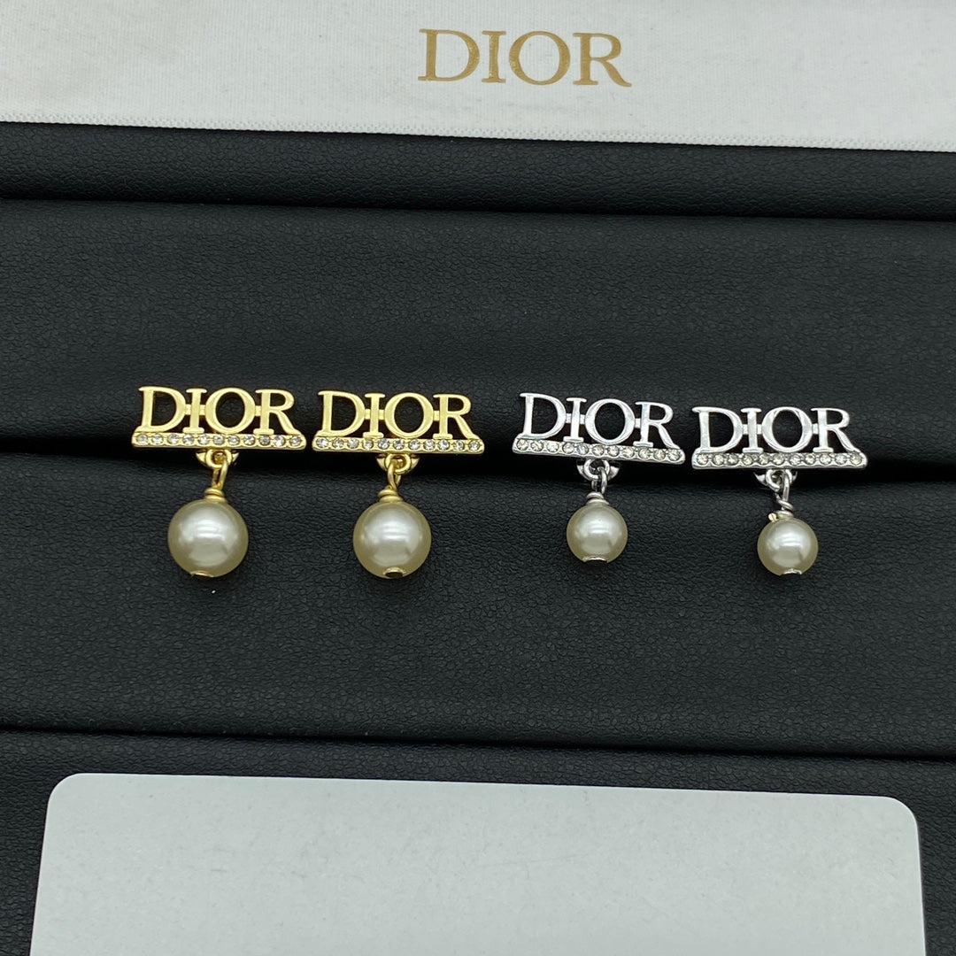 DEM274 New Arrive Fashion  Hot Sale  with Diamond Pearl Earring  for Woman Jewelry To Choose