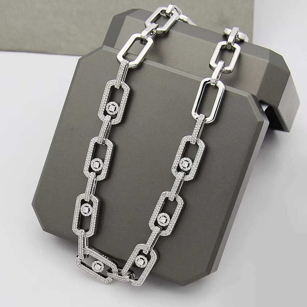 MEM16 Luxury necklace elegant necklaces designer necklaces womeng silver chains top quality pendant charm jewellery designer for women gifts f