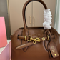 MIU07 New arrive fashion black brown coffee beige bag for woman hands bag beautiful gift to choose gift 30*21cm