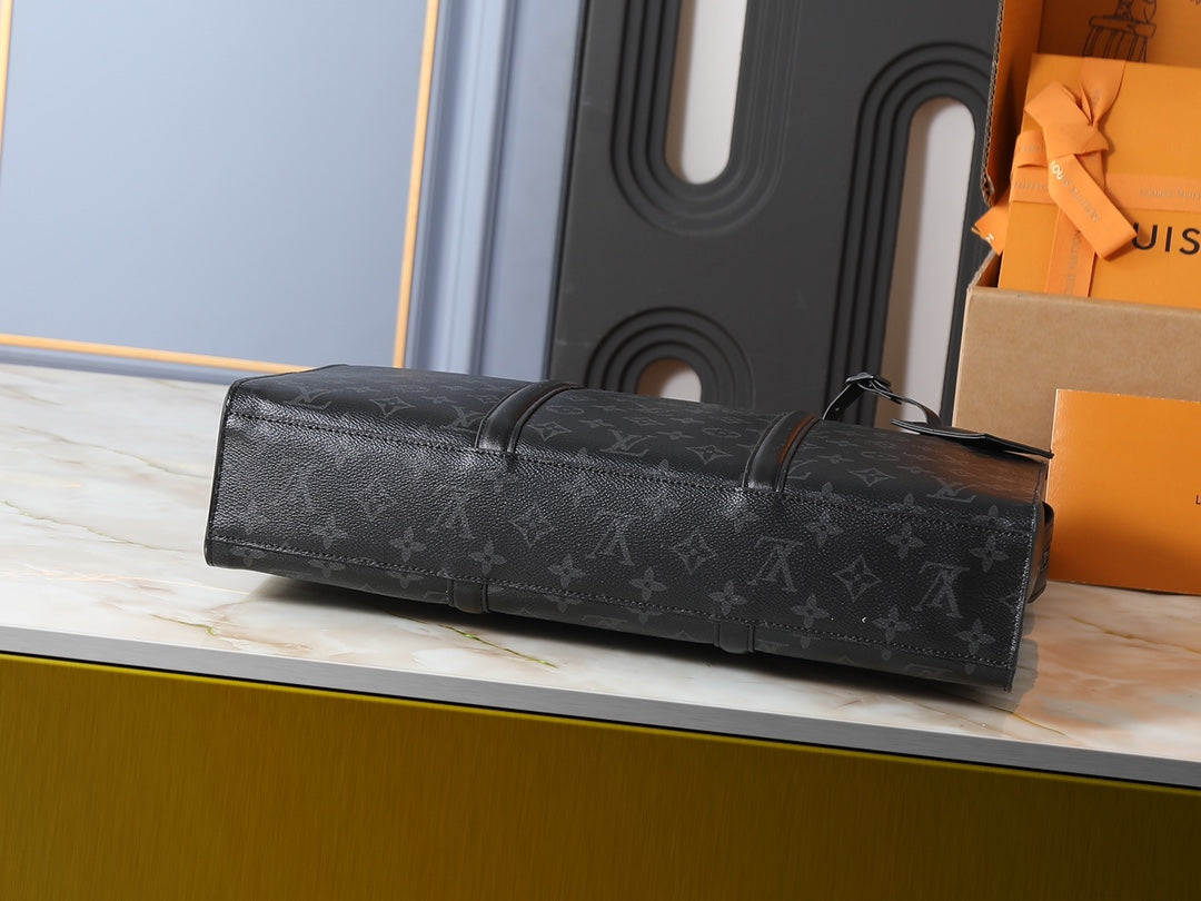 LEM330 Hot sale fashion black brown  bag for woman and men gift size 31*39*8.5cm
