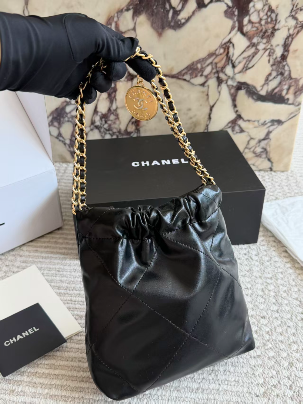 CEM335 New arrive fashion black color bag for woman beautiful gift to choose gift size to choose 20*20cm