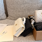 CEM305 New arrive fashion black white bag for woman hands bag beautiful gift to choose gift 21*15.5cm