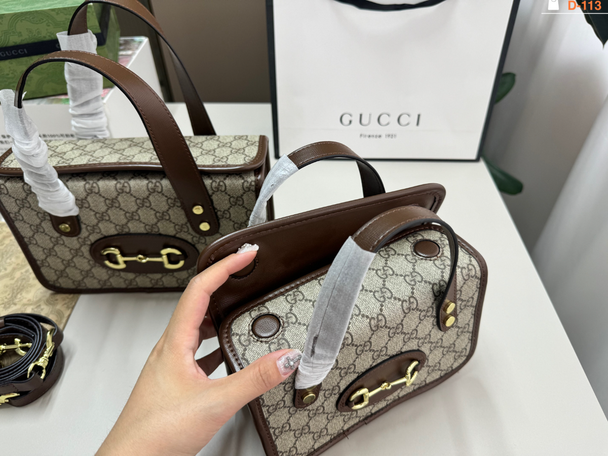 GEM244 New arrive fashion brown color bag for woman beautiful gift 2 size