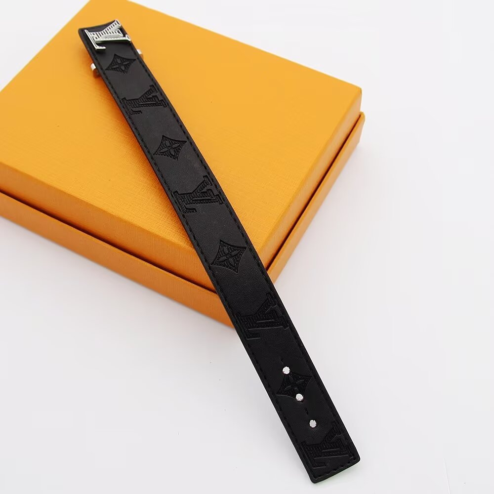 LEM263 Designers Mens Womens Bracelets Bangle Luxury Designer Jewelry Leather 18K Gold Plated Stainless steel Bracelet Womens Wedding Gifts