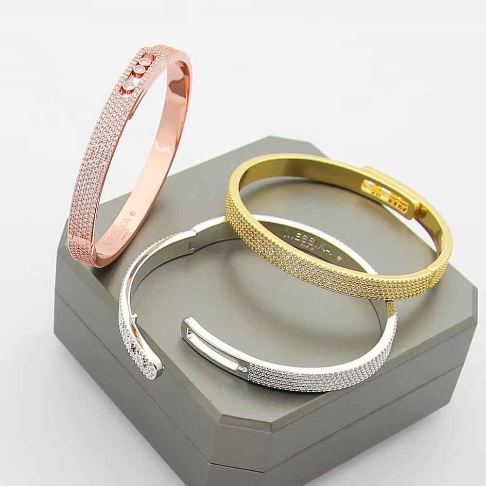 MEM11 Luxury Bracelet Classic Bracelet Designer for Women full of stones bracelet